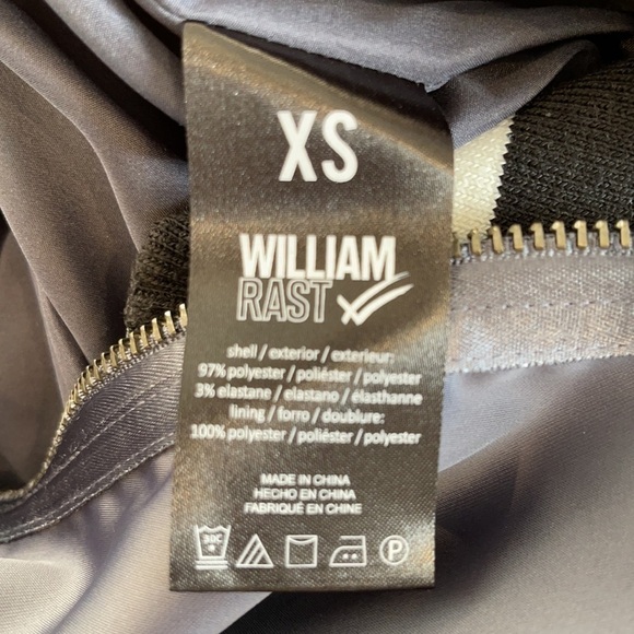 William Rast Lavender Grey Satiny Jacket - Picture 8 of 9